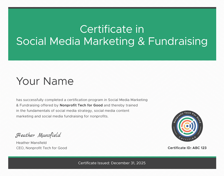 Facebook Marketing for Nonprofits